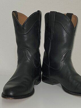 Tecovas The Earl - Black Roper - Size 12.5